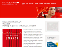 Tablet Screenshot of frauenkino.ch